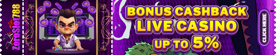  BONUS CASHBACK 5% LIVEGAMES