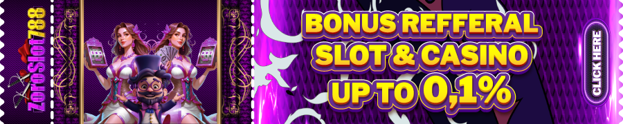 BONUS REFERAL SLOT ONLINE & LIVE CASINO 0.1%
